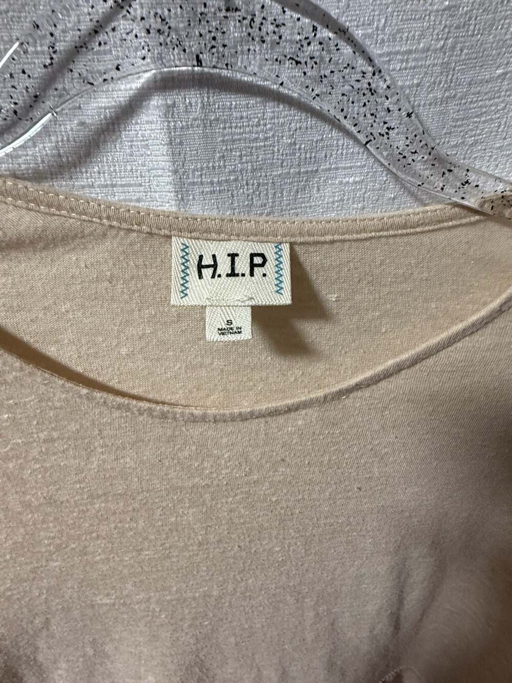 H.I.P. Long Sleeve Peplum Hem Knit Top - Picture 3 of 3